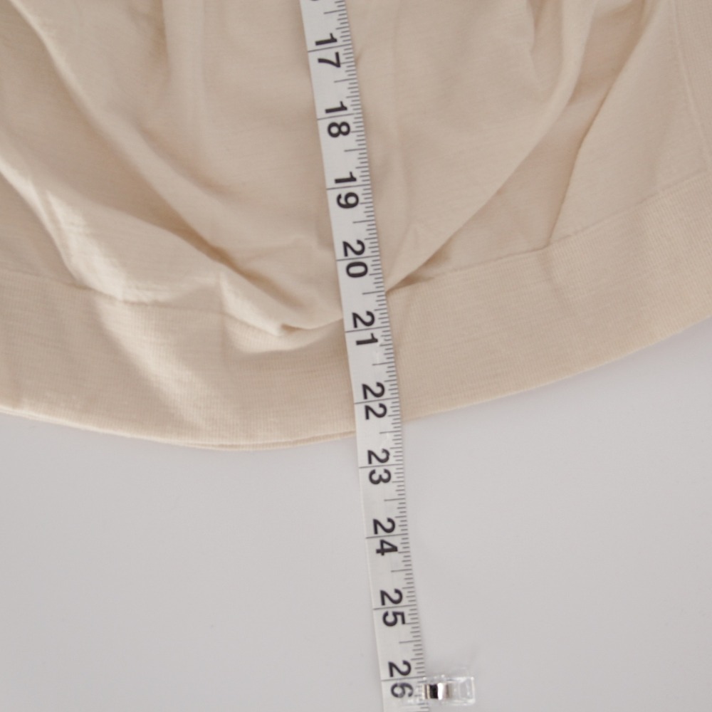 Athleta Women's Beige Ruched Mesh Back Sleeveless Tank Top Size S - Picture 9 of 9